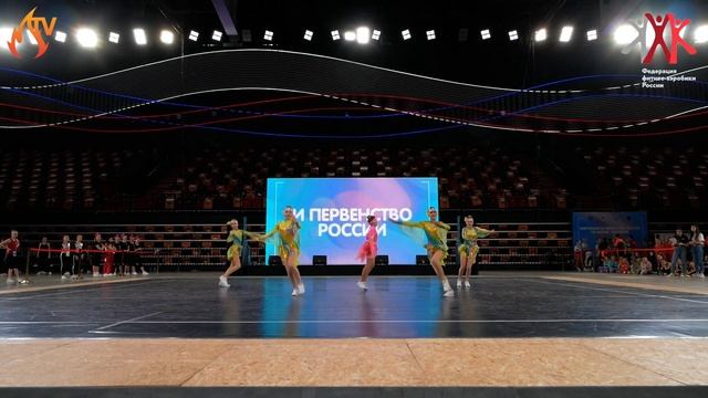 Блеск - Отборочный тур - Аэробика(5 чел) 11-13 лет - Первенство России по Фитнес-аэробике 2021 смотреть онлайн