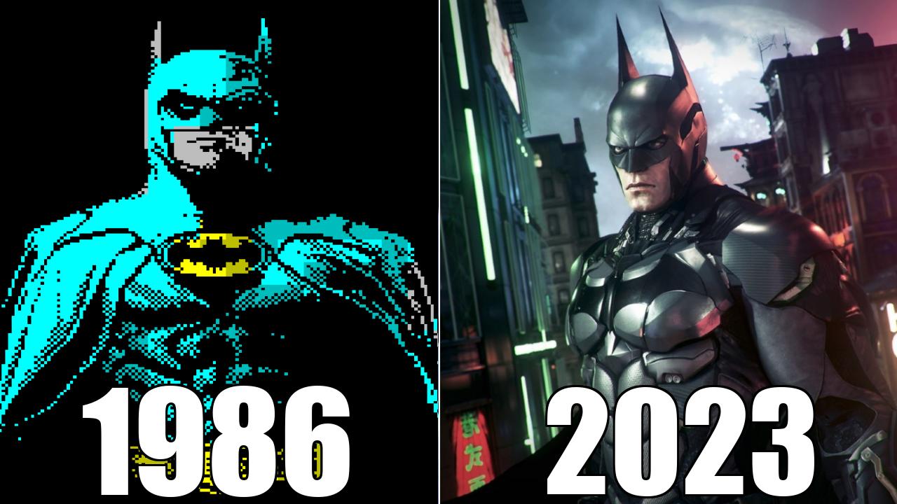 Эволюция серии игр про Бэтмена [1986-2023] смотреть онлайн