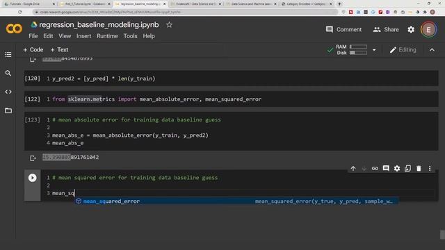 How to create a Baseline Regression Model and Metrics смотреть онлайн
