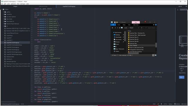 How to organise files with a Python Script Easy смотреть онлайн