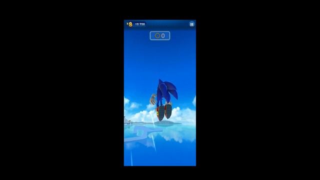 SonicDash.Синий Соник. Мобильная игра. Прохождение трассы. Врезался в дерево смотреть онлайн