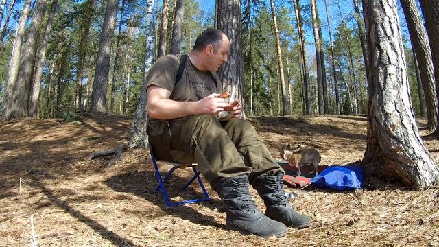 Первый выезд на природу? в 2023. Одых на озере "Стрешно" Кемпинг. Бензопила CHAMPION 125T-10.? смотреть онлайн