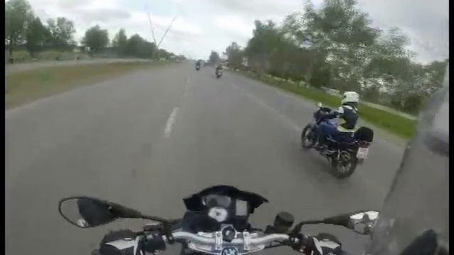 Старт мотоколонны в г. Оханск смотреть онлайн