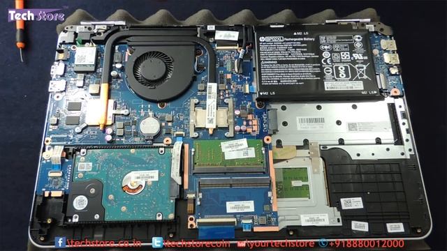 HP Pavilion 15 AU series : How to Disassemble and upgrade memory ram harddrive laptop easy diy смотреть онлайн