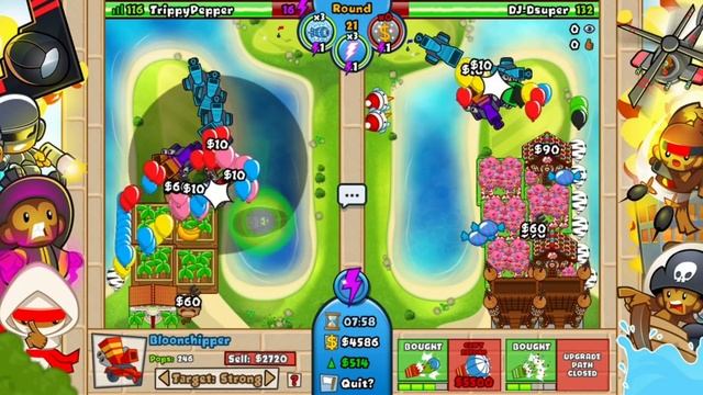 The *NEW* Modded CHIPPER Destroys ZOMGS In SECONDS! (Bloons TD Battles) смотреть онлайн