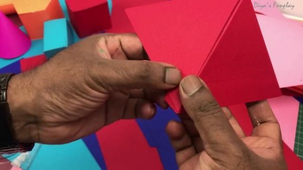 3d shapes model out of paper | 3d shapes diy | Easy DIY 3d and 2d shapes making | 3d shapes names