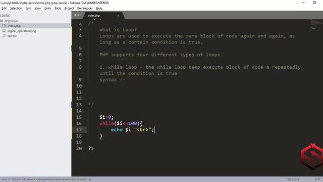 While Loop in php | PHP tutorial in hindi смотреть онлайн