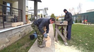 как сделать стенд для метания ножей