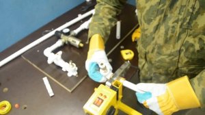 Пневмосистема в гараже. Pneumatic system in the garage.