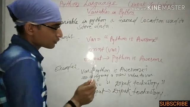 Python lecture 2 # variables // python by Dipak Kumar. смотреть онлайн