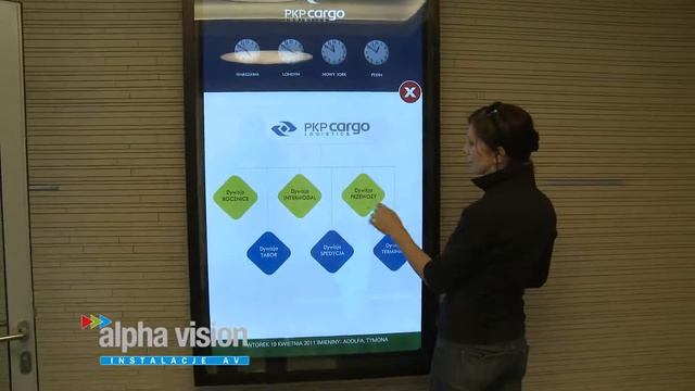 Alpha Vision Instalacje - Monitor dotykowy 65" смотреть онлайн