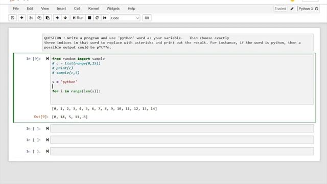 The Advance Lists Questions: Python Programming ADVANCE LIST Questions 3. смотреть онлайн