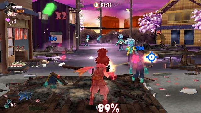 Zombie Panic in Wonderland DX Gameplay (PC Game). смотреть онлайн