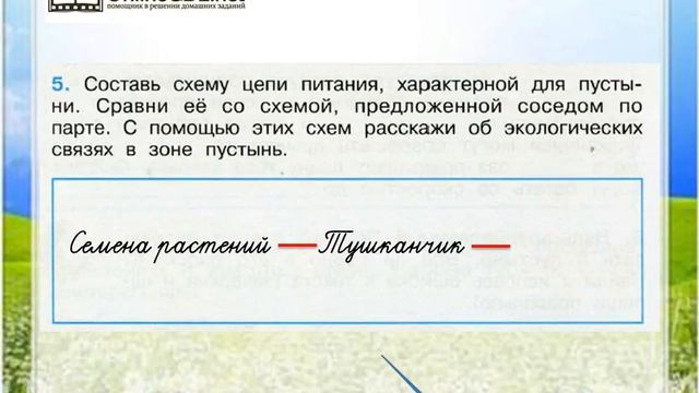 Задание 5 Пустыни - Окружающий мир 4 класс (Плешаков А.А.) 1 часть смотреть онлайн