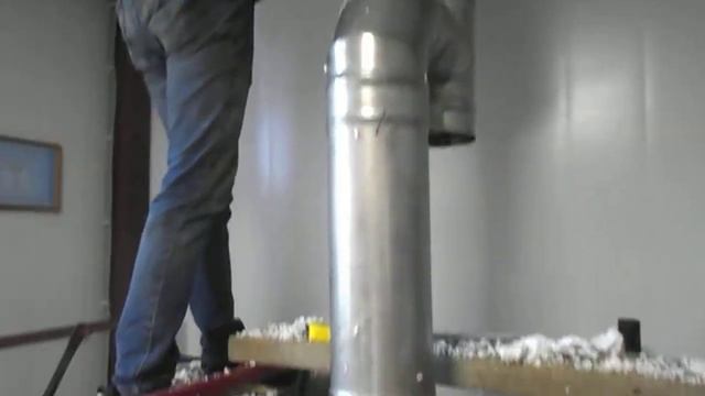 Дымоход через пенопласт.