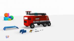 Формирование и использование пожарной машины забавные видео о машинах