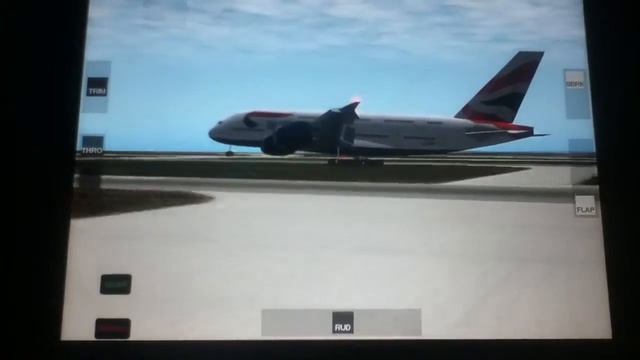 X-Plane iPad Sea-Tac A380 Final Approach смотреть онлайн