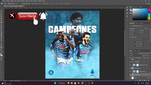 Cómo realicé este DISEÑO DEPORTIVO + PSD editable | poster design | tutorial photoshop смотреть онлайн