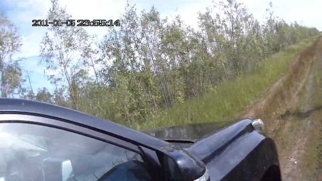 Лэнд Крузер Прадо 150 Дизель Преодоление глубокой лужи - Land Cruiser 150 Diesel and puddle смотреть онлайн