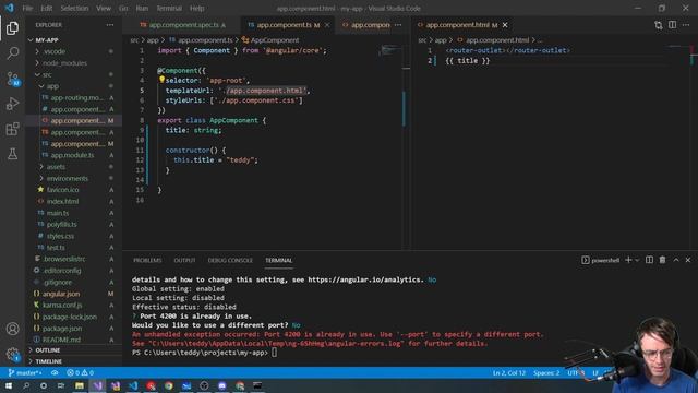 Angular For Beginners - 2. String Interpolation смотреть онлайн