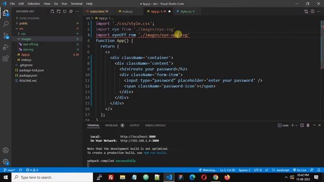 Show Hide Password in React Form смотреть онлайн