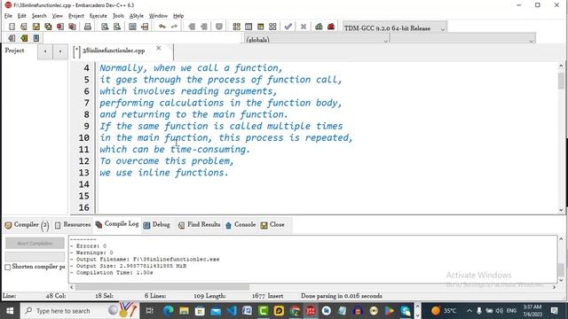 inline in C++|inline functions in C++|C++ inline function program|what are inline functions in hind смотреть онлайн