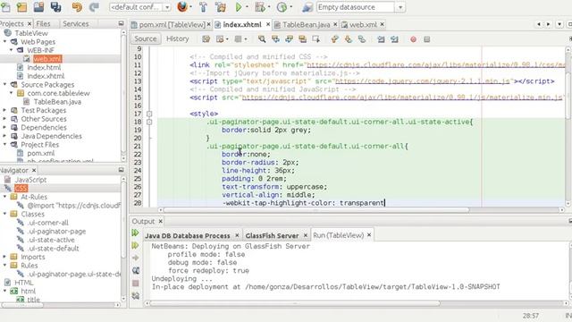 Datatable styled by Materialize смотреть онлайн