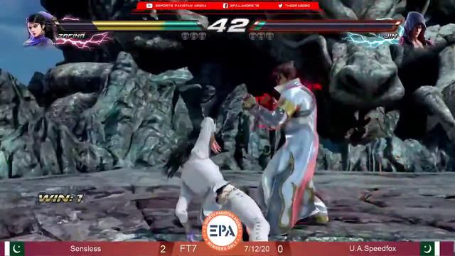 Tekken 7 Sensless VS U.A. SpeedFox Esports Pakistan Arena смотреть онлайн