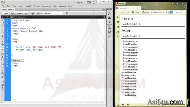 PHP and Mysql Essential Bangla 32 foreach loop in php смотреть онлайн