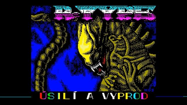 Text-Music Demoprogram - MGS Software/Stupidius [#zx spectrum AY Music Demo] смотреть онлайн