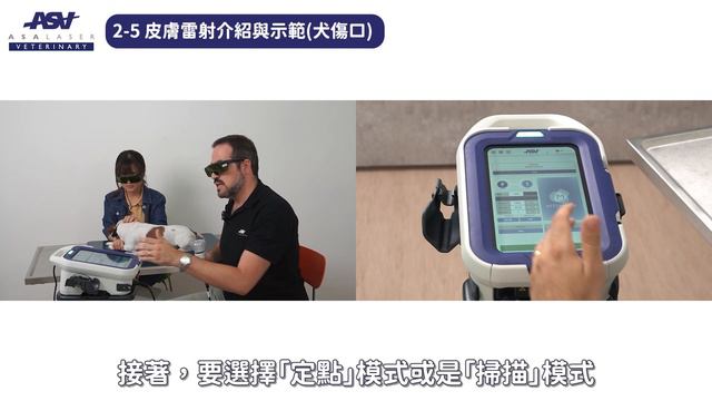 義大利ASA四級雷射機：雷神270瓦 操作示範解說 (獸醫用雷射機)