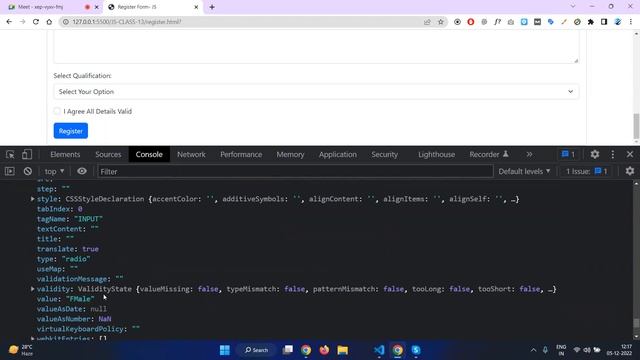 JAVASCRIPT||CLASS-13||FORM DESIGN||VALIDATION||AJAX CONCEPT INTRO||BATCH 11AM||2022 смотреть онлайн