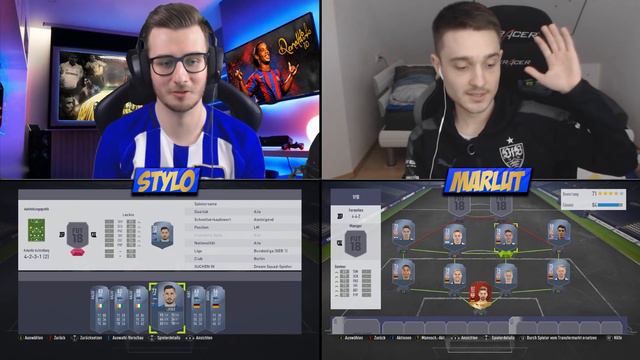 FIFA 18: SQUAD BUILDER DICE BATTLE - Hertha BSC vs VfB Stuttgart FUT Prognose смотреть онлайн