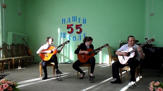 А Виницкий. "Блюз". Ансамбль гитаристов ДШИ 4 г.Харабали.пр-ль Ряузов В.А. 2015г. смотреть онлайн