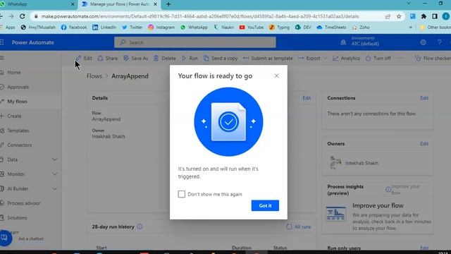 Lesson16-Append to array variable- Power Automate 1000 Videos смотреть онлайн