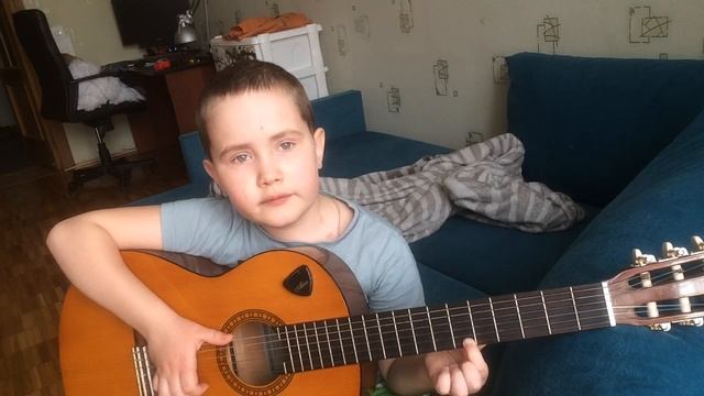 Как играть на гитаре в траве сидел кузнечик