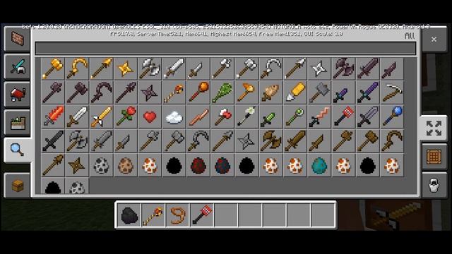 Мод Warforge Weapons для Майнкрафт ПЕ 1.20 на Андроид, iOS, Win 10 смотреть онлайн