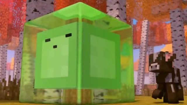 Minecraft Мультик Героический поступок слизня