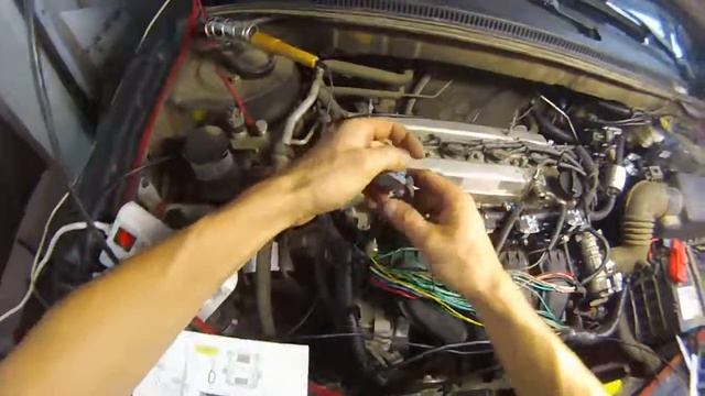 Geely Emgrand EC7 LPG запайка та монтаж проводки на форсунки W03 смотреть онлайн