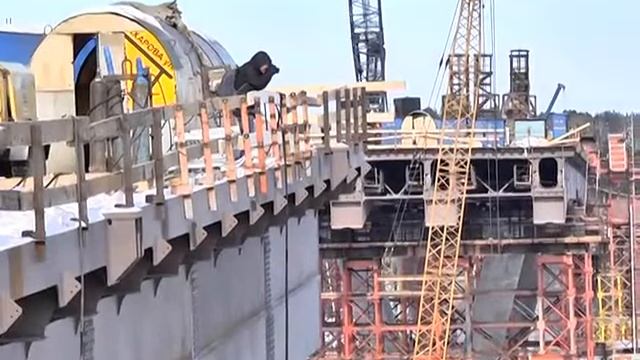 Мост: сооружены все 17 опор смотреть онлайн