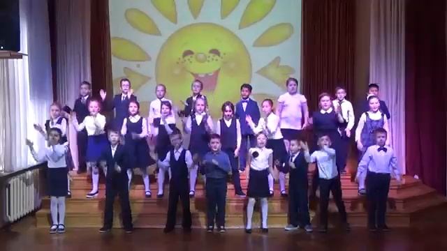 1915 Детский ансамбль Палитра Песня Улыбка Автор текста М Пляцковский, композитор В смотреть онлайн