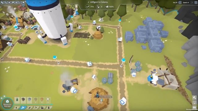 Колонизация роботами. Первый Взгляд ✦ The Colonists смотреть онлайн