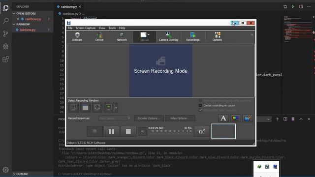 How to make rainbow script bot for discord (PART -3) смотреть онлайн
