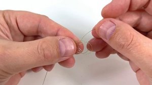 Как привязать мормышку Простой узел для любой мормышинга