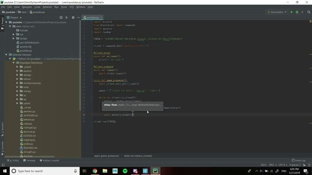 How to Make A Discord Bot in Python-Rewrite Part 2: Game Status, Welcome and Goodbye Message смотреть онлайн
