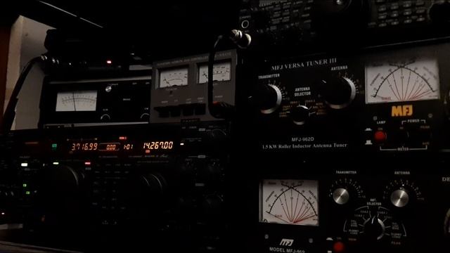 M0YKS HAM RADIO - 40/80 FAN Dipole Test