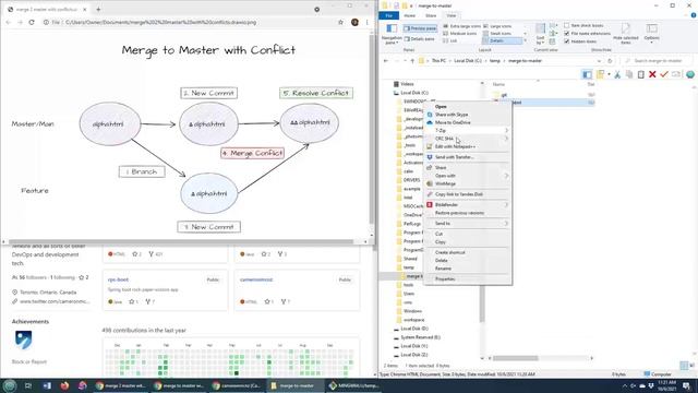 How to Git Merge a Branch into Master смотреть онлайн