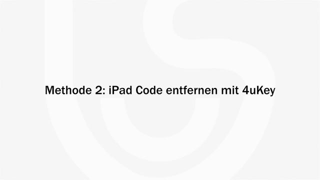 iPad Code vergessen? So entsperrst du dein iPad! ? [iPad nicht verfügbar]