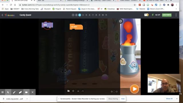 Candy Quest Hour of Code Tutorial with Mr. Auslander смотреть онлайн