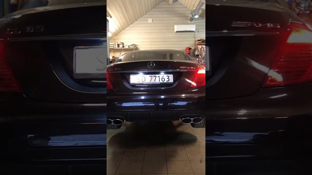 Mercedes CL65 AMG V12 Biturbo, Exhaust Sound.